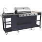 Texas Buitenkeuken – 4 Branders + Zijbrander – 17,2 kW – Happy Garden