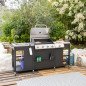 Cuisine d’extérieur Texas 4+1 brûleurs – Happy Garden