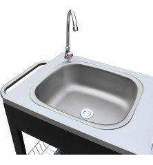 Cuisine extérieure Texas – 4 brûleurs + réchaud latéral – 17,2 kW – Happy Garden