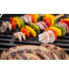 WEBER Spirit E-220S – Barbecue à gaz 3 brûleurs avec tables rabattables