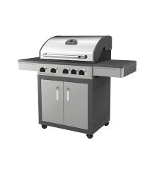 Barbecue à gaz Kratos Grill Me – 4 brûleurs + plancha – 12 personnes