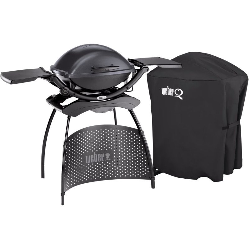 Weber Q2400 électrique avec support + housse de luxe Weber Q2400 électrique avec support + housse de luxe