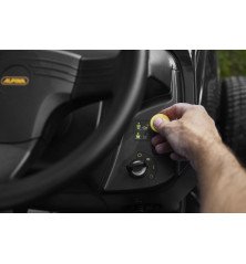 Tractor cortacésped Alpina AT3 98 A - Corte de 98 cm, motor de 352 cc, descarga lateral
