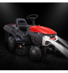 Elem Garden 452cc zitmaaier – 96 cm breed, 220L bak, LED-koplampen