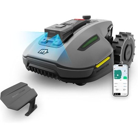 MAMMOTION YUKA Mini Robot Tondeuse sans Fil avec Module 4G