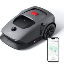 Robot tondeuse MOVA sans fil avec LiDAR 3D et évitement intelligent pour 600 à 1000 m²