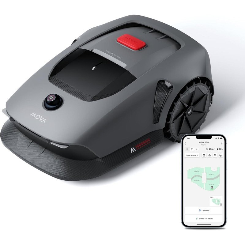 MOVA Robot Tondeuse sans Fil avec Cartographie 3D