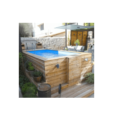 Piscine Hors Sol Bois Ubbink Azura 200 x 350 cm | Kit Complet