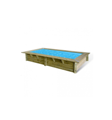 Piscine Hors Sol Bois Ubbink Azura 200 x 350 cm | Kit Complet
