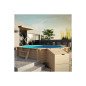 Piscine Bois GRE Vanille 2 Ø400 x H119 cm