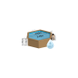 GRE Vanilla 2 Wooden Swimming Pool Ø400 x H119 cm GRE Vanilla 2 Wooden Swimming Pool Ø400 x H119 cm