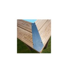 Piscine Hors Sol Bois GRE Vanille 2 | Kit Complet Ø4 m