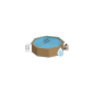 Piscine Bois GRE Violette 2 Ø500 x H127 cm Piscine Bois GRE Violette 2 Ø500 x H127 cm
